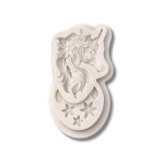 Dortisimo Silikonová forma Jednorožec s květinami