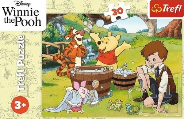 Puzzle Den s Medvídkem Pú 30 dílků