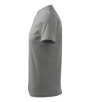 Classic New tričko pánské tmavě šedý melír 2XL