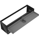 MEXEN - Box-A skříňka pro umyvadlo 160, 2 zásuvky, černá lesk 91AX0-1600-470-2-70