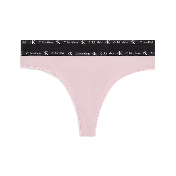 Dámská tanga Micro 1996 2Pack QD5035E-C4U - Calvin Klein L