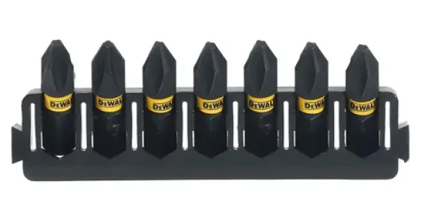 DeWalt 7dílná sada bitů PH2 / Bity / 7 ks / PH2 / 25 mm / ToughCase (DT70807)