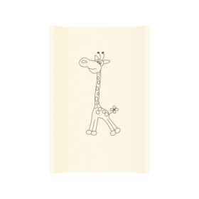 Klups přebalovací podložka pevná Safari Žirafa béžová 70x50 cm