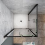 H K - Sprchový kout SIMPLE BLACK 100x80 L/P varianta, rohový vstup SE-SIMPLEBL10080