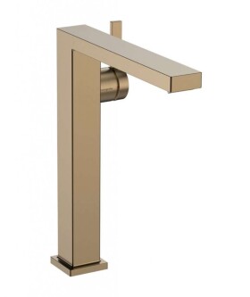 HANSGROHE - Tecturis E Umyvadlová baterie s výpustí Push-Open, CoolStart, EcoSmart, kartáčovaný bronz 73073140