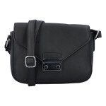 Módní nadčasová dámská crossbody kabelka Sylvia, černá
