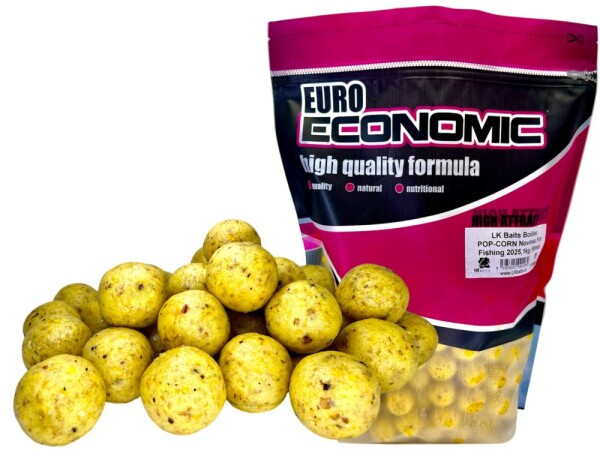 LK Baits Boilies Popcorn 18mm 1kg,LK Baits Boilies Popcorn 18mm 1kg