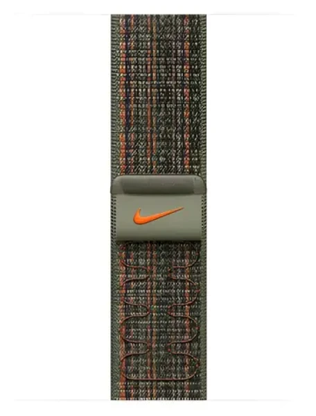 Apple Watch 41mm Sequoia/Orange / Nike sportovní řemínek (MTL33ZM/A)