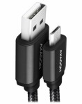 AXAGON BUMM-AM20AB HQ Datový kabel USB-A 2.0 - microUSB 2m černá (BUMM-AM20AB)