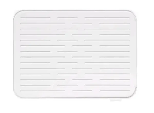 Brabantia Silikonový odkapávač na nádobí světle šedá / 43.8 x 32.5 x 0.9 cm (117466)