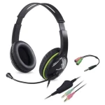 GENIUS headset HS-400A / 2x 3.5 jack + redukce na single jack (31710031400)