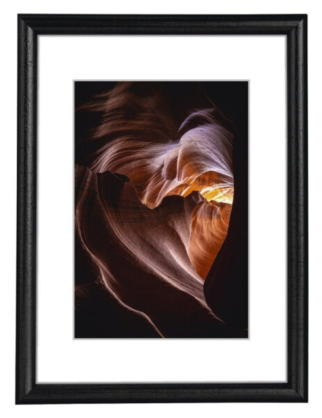 Rámeček dřevěný Phoenix, černý, 18x24cm