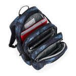 Studentský batohový 3-dílný set Bagmaster BAG 25 B ČERNO-MODRÝ (batoh,pouzdro)