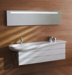 Laufen - Il Bagno Alessi One Nábytkové umyvadlo 1200x500 mm, s 1 otvorem pro baterii, s LCC, bílá H8149734001041