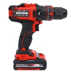 Einhell TE-CD 18 40 Li-i / Aku Vrtací šroubovák / 18V / 6.400 ot. za min. / 40 Nm / 2x 2.0Ah / sada příslušenství 64 ks / doprodej (4513992)