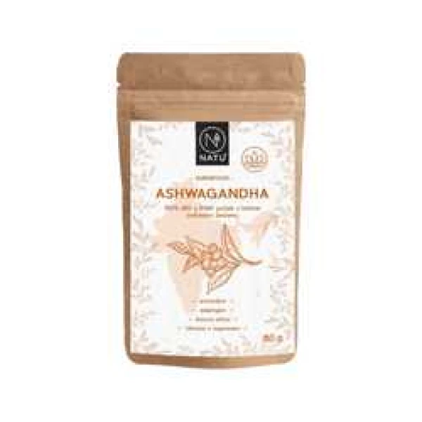 NATU Ashwagandha prášek 80 g BIO