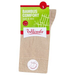 Dámské bambusové ponožky BAMBUS LADIES COMFORT SOCKS - BELLINDA - béžová 35 - 38