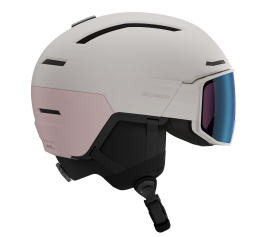 Lyžařská helma SALOMON DRIVER PRO SIGMA PHOTO MIPS, grey violet Helmy vel.: M/56-59
