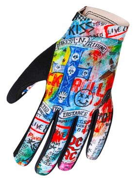 Cyklistické rukavice Winter Cycology Rock N Roll (Motiv Rock N Roll, velikost L)