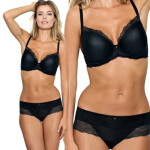 Dámská podprsenka model 17555730 PUSH UP - Nipplex Velikost: 85C, Barvy: černá