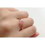 Prsten Swarovski Elements Efisio, Růžová 61 (19.5 mm)