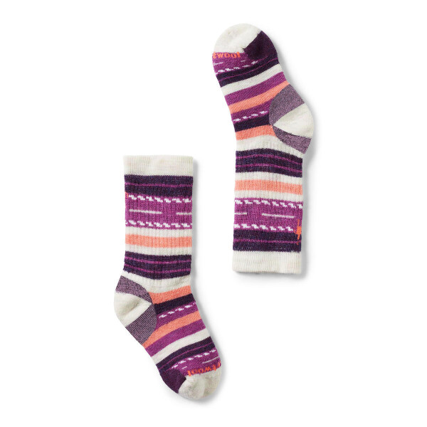Dětské merino ponožky SMARTWOOL Kids' Hike Full Cushion Margarita Crew S, Moonbeam velikost: 33-36 (L)