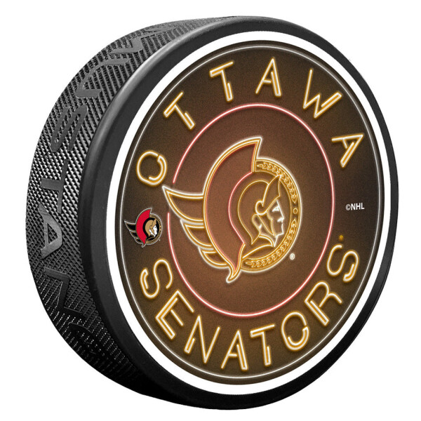 Mustang Puk Ottawa Senators NHL Neon