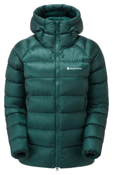 Dámská péřová bunda Montane Ant-freeze XT Hoodie dark wakame green L