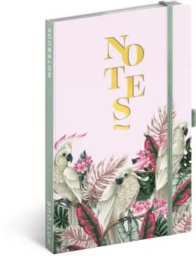 NOTIQUE Notes Kakadu, linkovaný, 13 x 21 cm (A-34376)