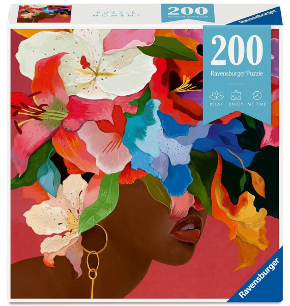 Puzzle Květinová hlava Lilie 200 dílků