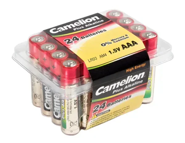 Camelion Plus Alkaline AAA / Baterie / LR03 / 24 ks (11102403)