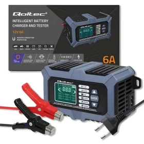 Inteligentní nabíječka akumulátorů 12V / Nabíječka / 6A / LCD / AGM / LiFePO4 (52488)