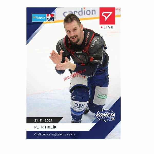 Hokejové live karty Tipsport ELH 2021-22 - Petr Holík L-046