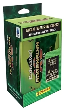 PANINI Karty Adrenalyn XL Serie A 2025/2026 Premium Packet / Balíček fotbalových karet (01-9131)