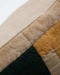 House Doctor Prošívaný povlak na polštář Block Multi 50 × 50 cm, multi barva, textil