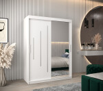 Šatní skříň Abi Y2 Barva korpusu: Bílá, Rozměry: 120 cm, Dveře: Dub artisan