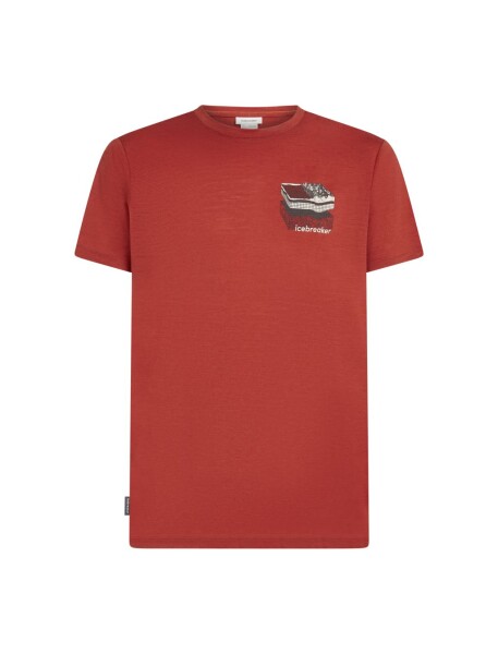 ICEBREAKER Mens Merino 150 Tech Lite SS Tee Evolving Lay, Agate velikost: XXL
