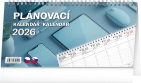 Stolní kalendář 2026 NOTIQUE - Plánovací CZ/SK, 25 x 12,5 cm