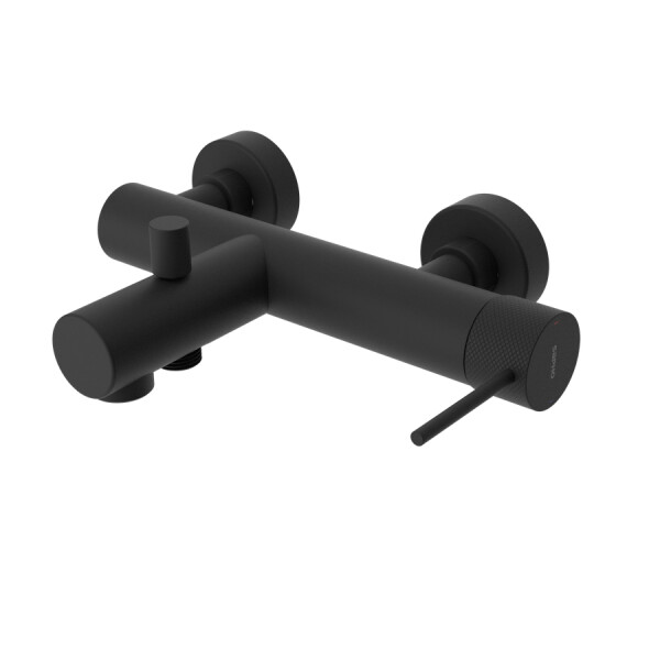 SAPHO - ULTRASAN nástěnná vanová baterie, černá mat UT010VB