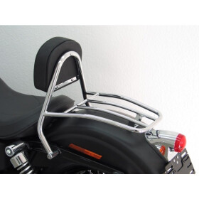 Opěrka s nosičem Fehling Harley Davidson Dyna 09 chromovaná