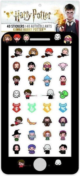 Harry Potter: Samolepky Kawaii - 40 ks - Cinereplicas