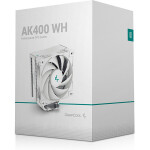 DEEPCOOL AK400 bílá chladič CPU TDP 220W (R-AK400-WHNNMN-G-1)