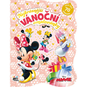 Minnie - Nejkrásnější vánoční omalovánky se samolepkami