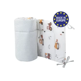 Bomimi MANTINEL do postýlky 180 cm, MALÝ STAVITEL (BO2211WHT042)