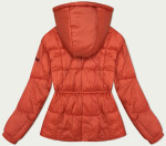 Dámská zimní prošívaná bunda (15200) korálová - Goodlooking M
