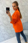 Sako s klopami elegantní oranžové UNI
