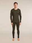 Pánské merino triko dlouhý rukáv ICEBREAKER Mens 175 Everyday LS Crewe, Dark Loden velikost: S
