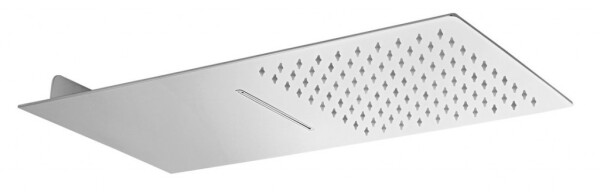 SAPHO - SLIM nástěnná hlavová sprcha s kaskádou, 250x550, nerez lesk MS747
