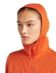Dámská merino mikina ICEBREAKER Wmns 260 Quantum IV LS Zip Hoodie, Fervid velikost: XS