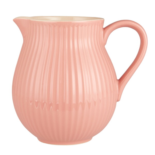 Ib Laursen Keramický džbán Mynte Coral Almond 2 l, růžová barva, keramika